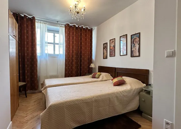 Two Bedrooms Center 公寓 克拉科夫